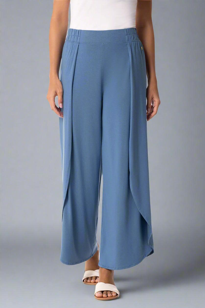 coolibar Women's Lynsu Wide Leg Pants | Blue Dusk