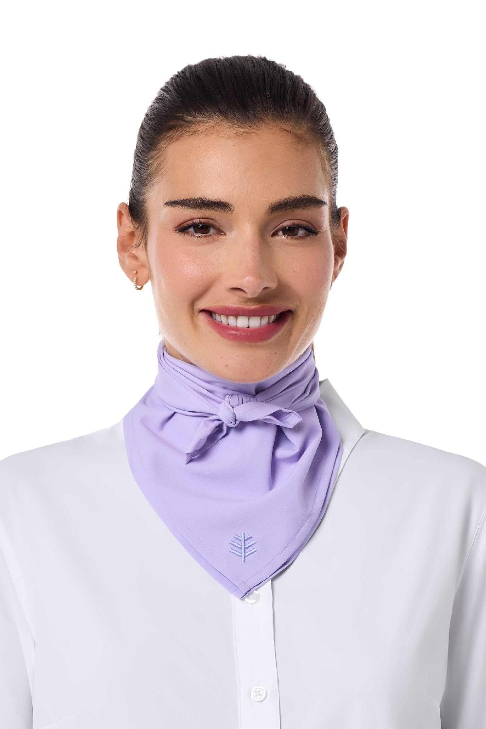 Coolibar Women's Mackinac Sun Bandana | Lavendula
