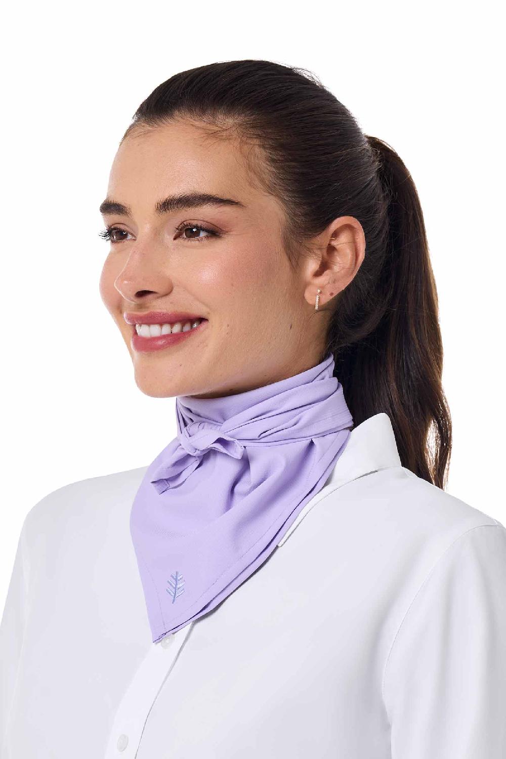 Coolibar Women's Mackinac Sun Bandana | Lavendula