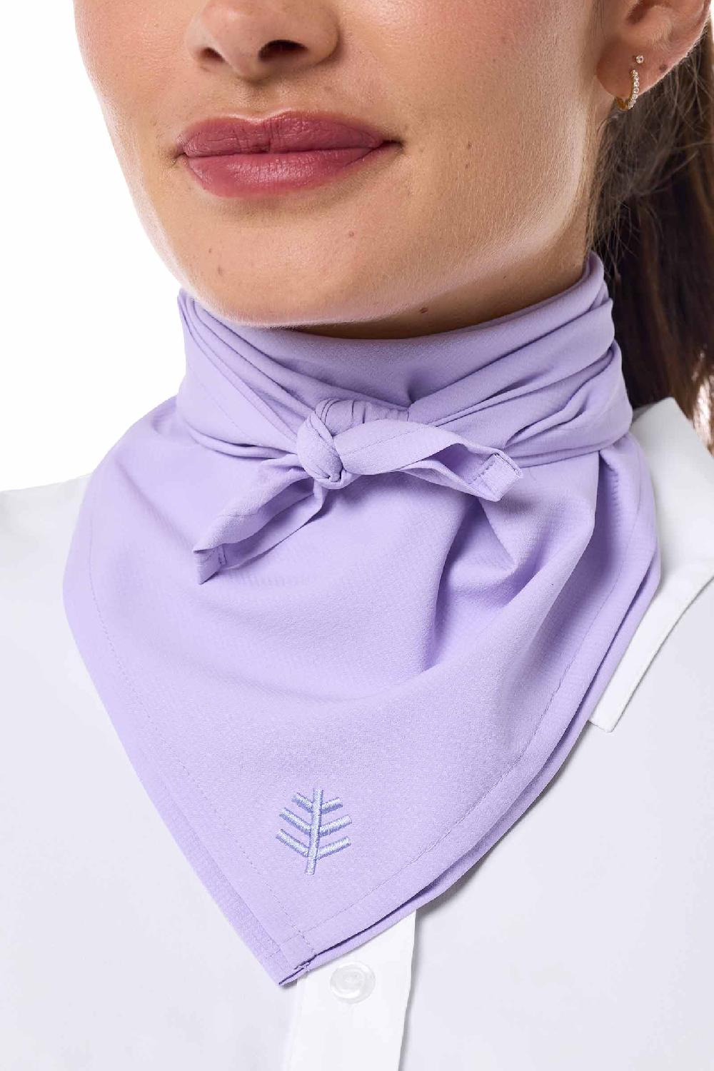 Coolibar Women's Mackinac Sun Bandana | Lavendula