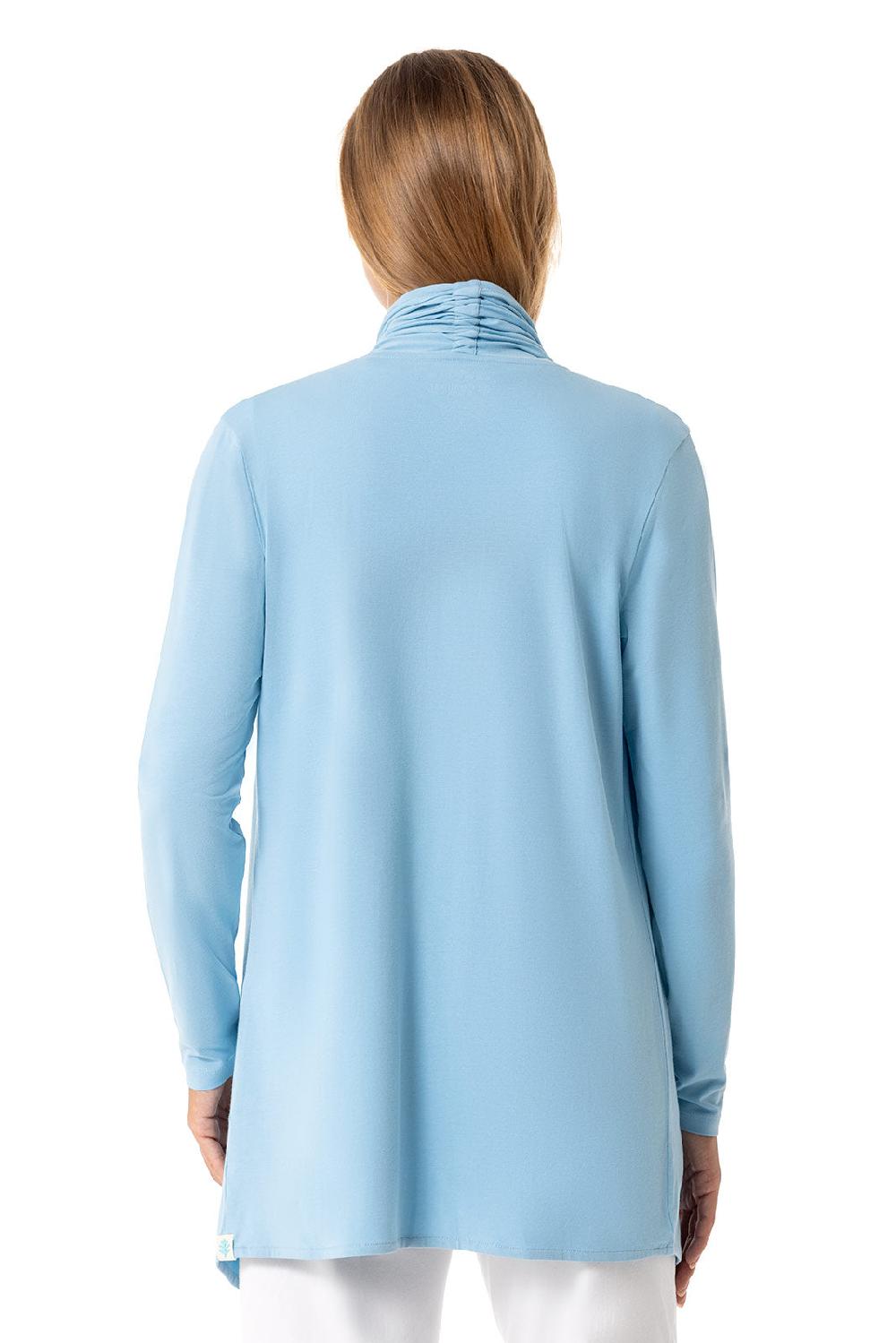 Coolibar Women's Marietas Sun Wrap | Arctic Blue