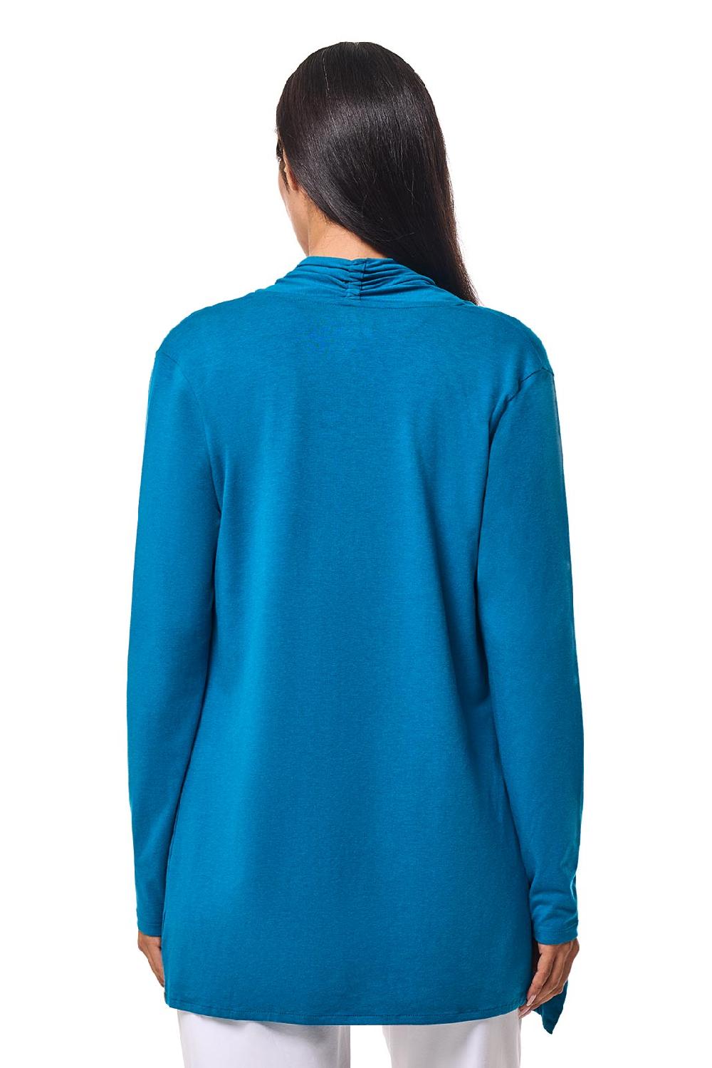 Coolibar Women's Marietas Sun Wrap | Bluejay
