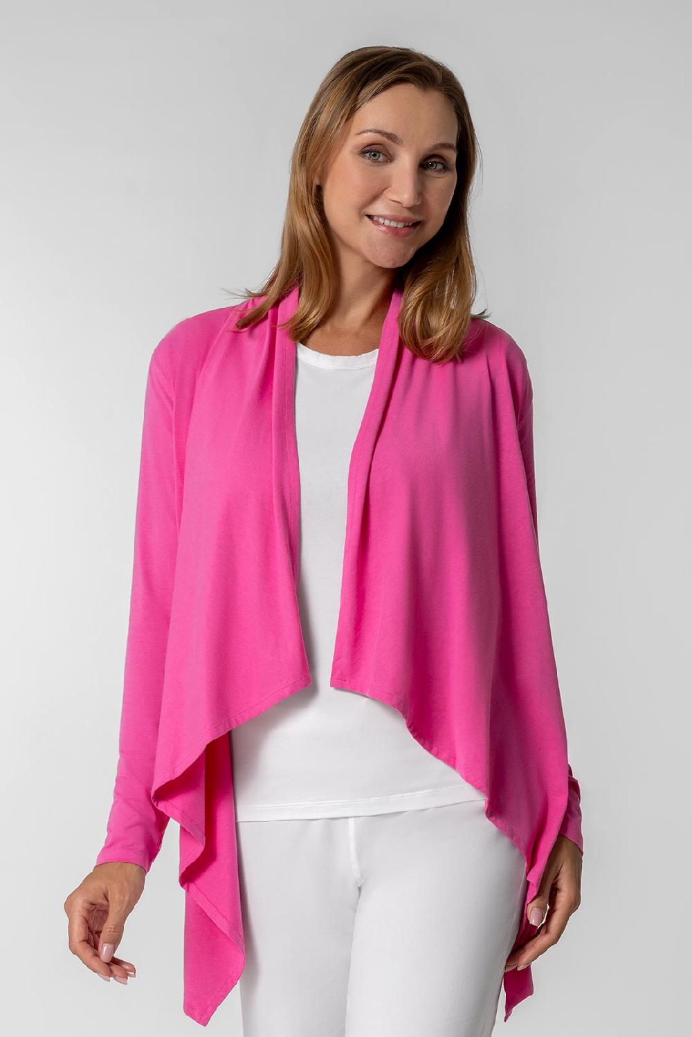 Coolibar Women's Marietas Sun Wrap | Tulip Pink