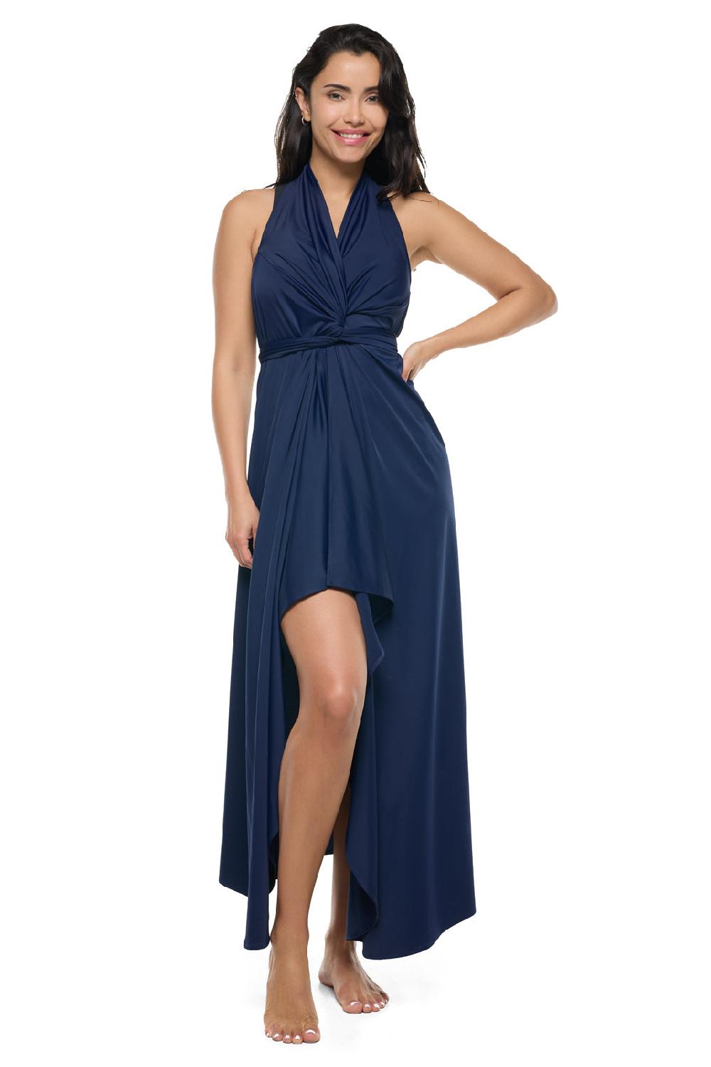 Coolibar Women's MIA Multi Wrap | Navy