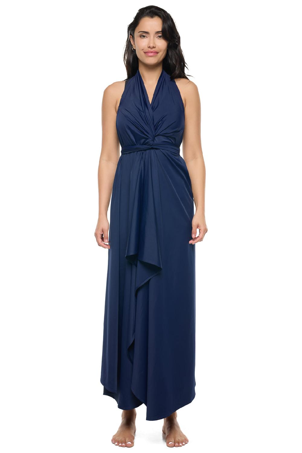 Coolibar Women's MIA Multi Wrap | Navy