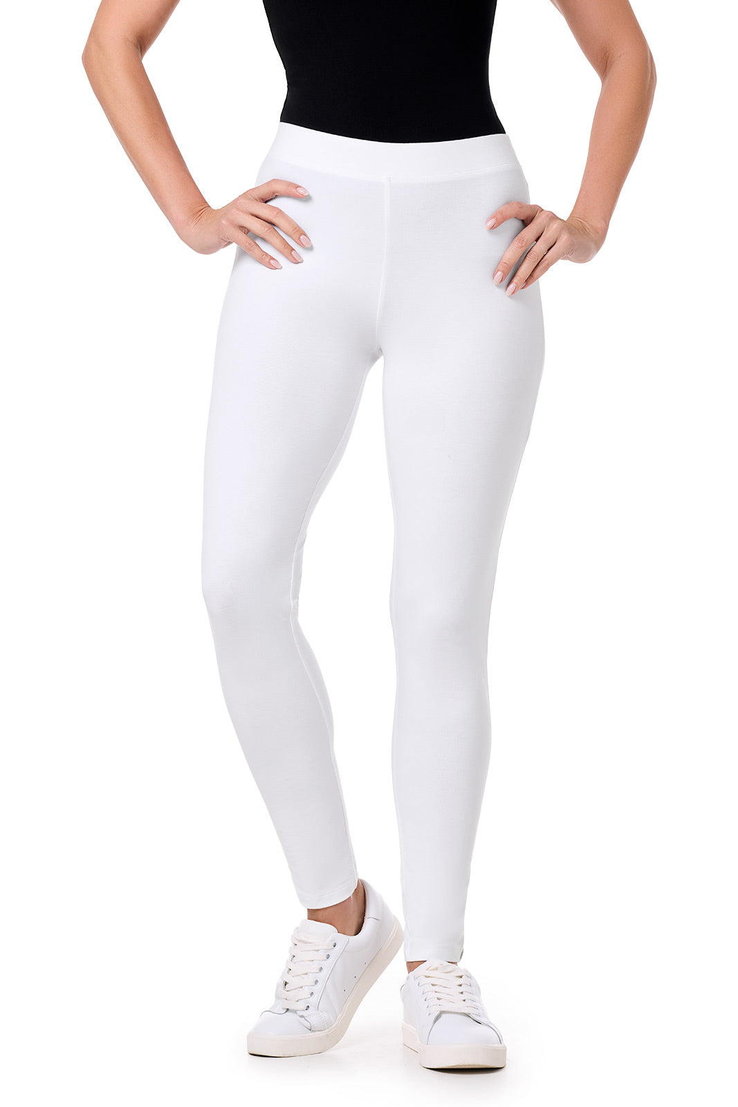Coolibar Women's Monterey Summer Leggings | White