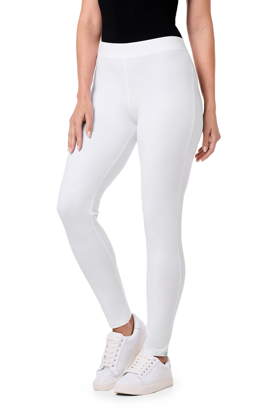 Coolibar Women's Monterey Summer Leggings | White