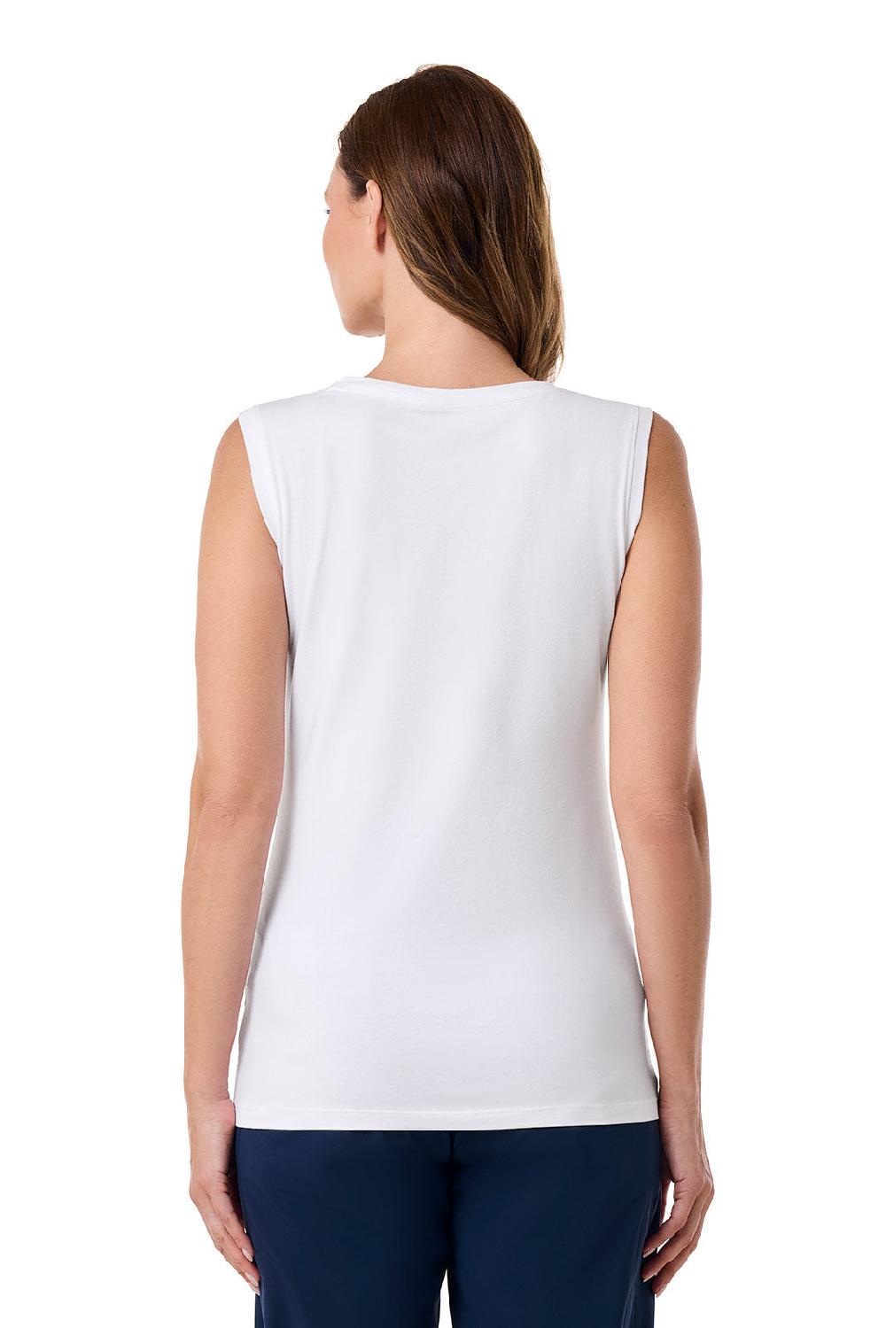 Coolibar Women's Morada Everyday Basic Tank | White
