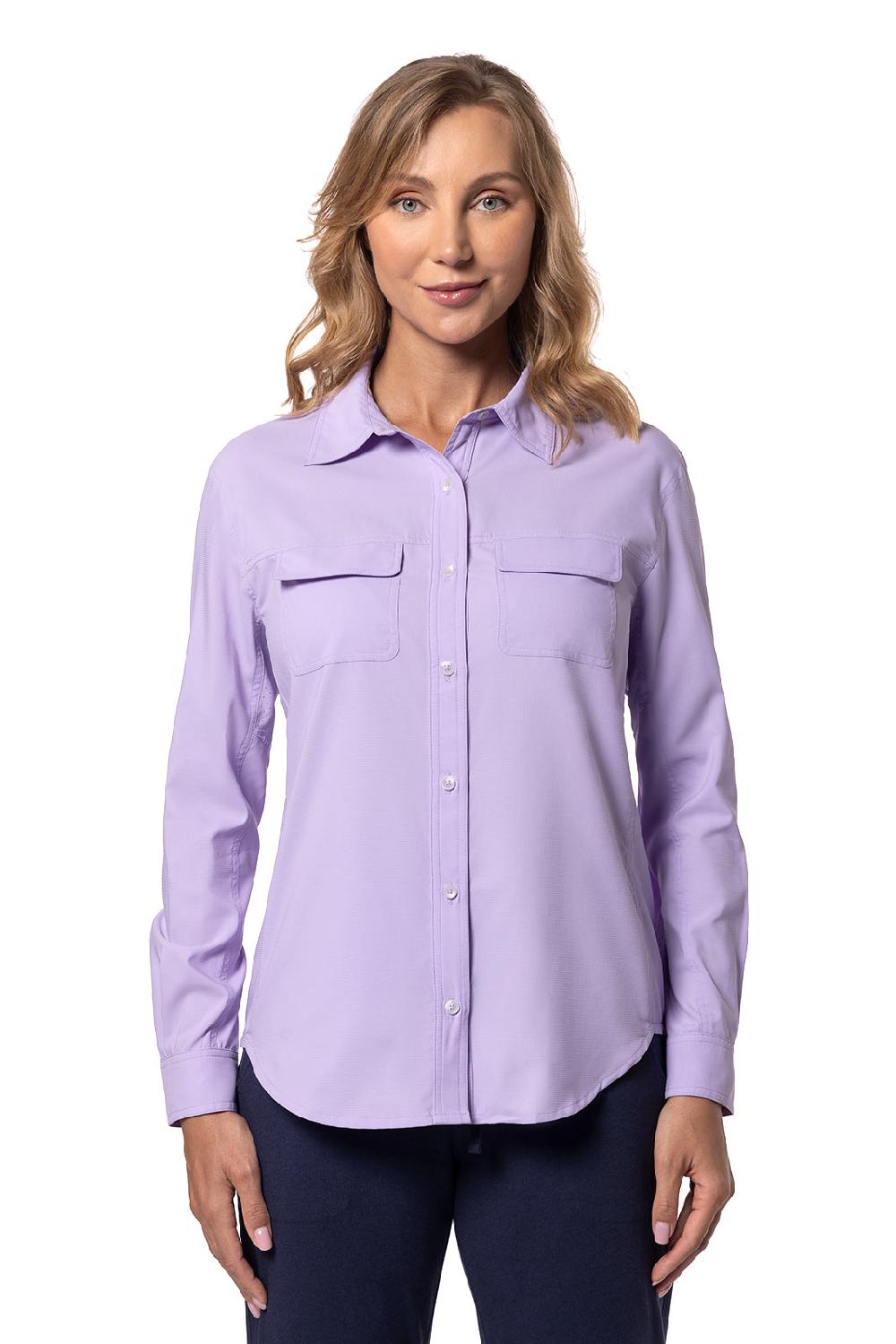 Coolibar Women's Mylitta Travel Shirt | Lavendula