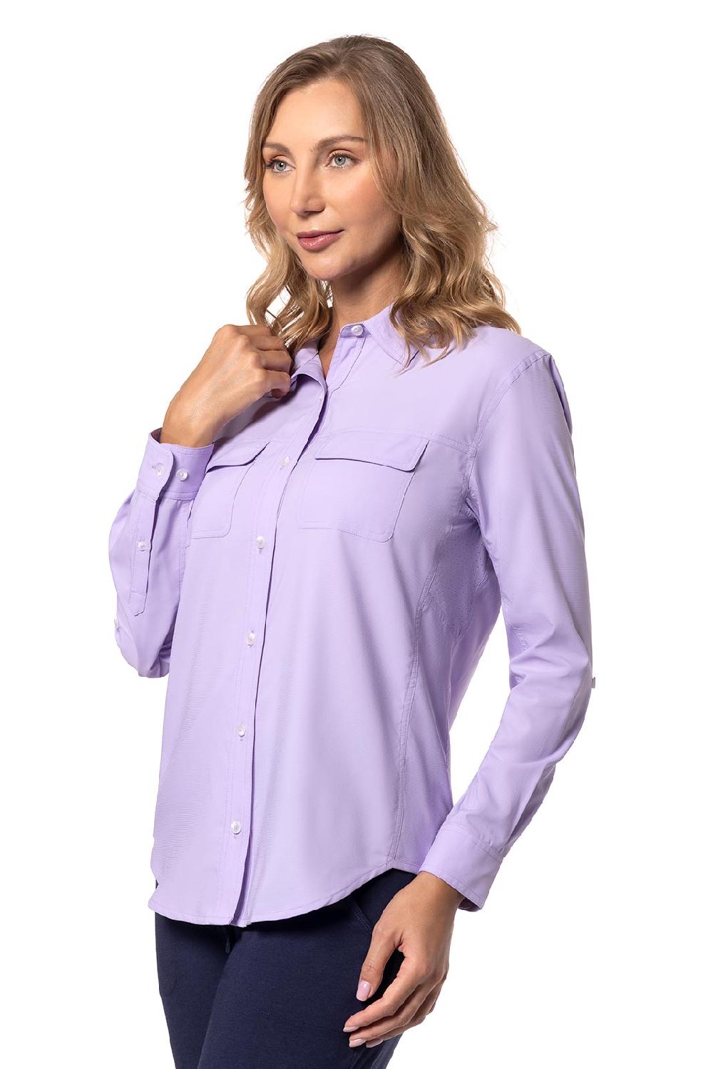 Coolibar Women's Mylitta Travel Shirt | Lavendula