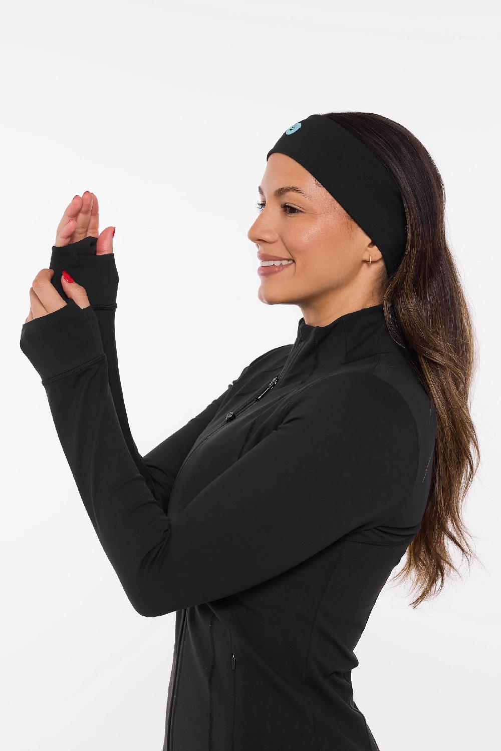 Coolibar Women's Namaste Yoga Jacket | Black