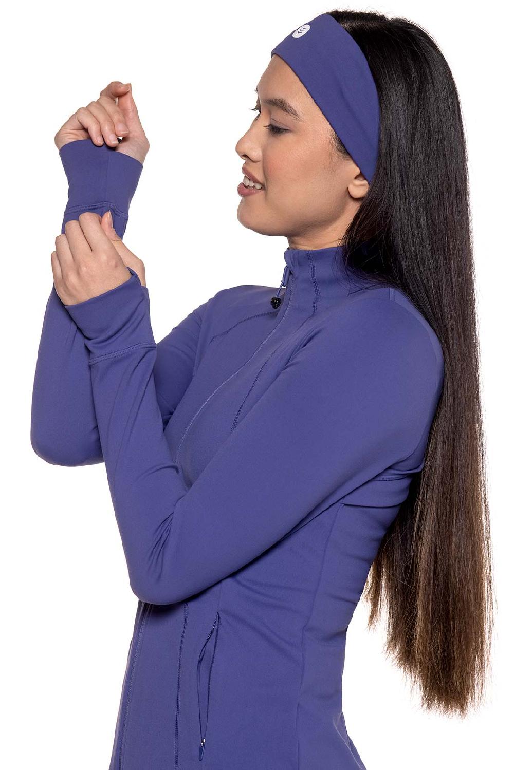 Coolibar Women's Namaste Yoga Jacket | Future Dusk