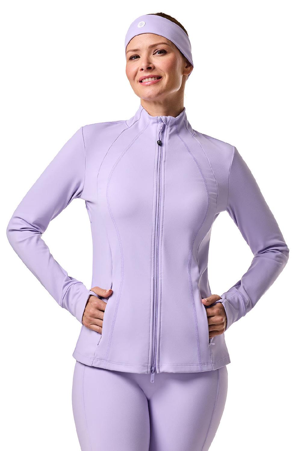 Coolibar Women's Namaste Yoga Jacket | Lavendula