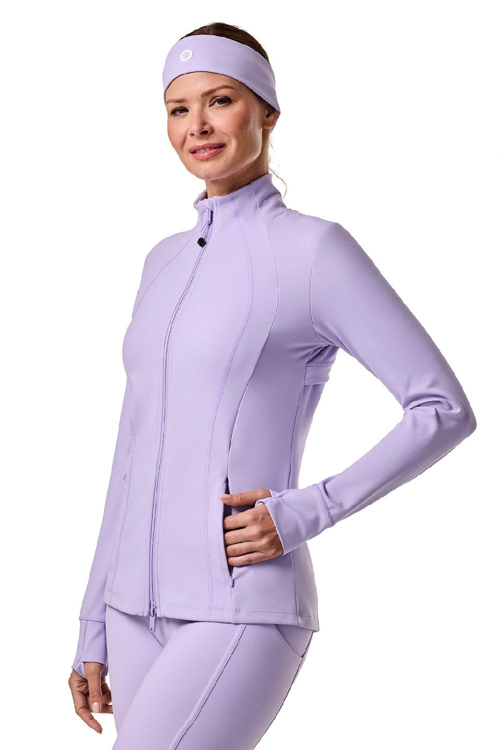 Coolibar Women's Namaste Yoga Jacket | Lavendula