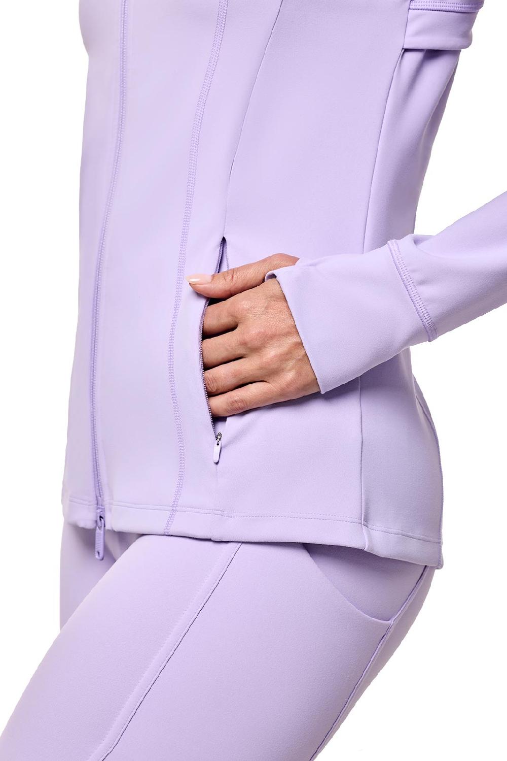 Coolibar Women's Namaste Yoga Jacket | Lavendula