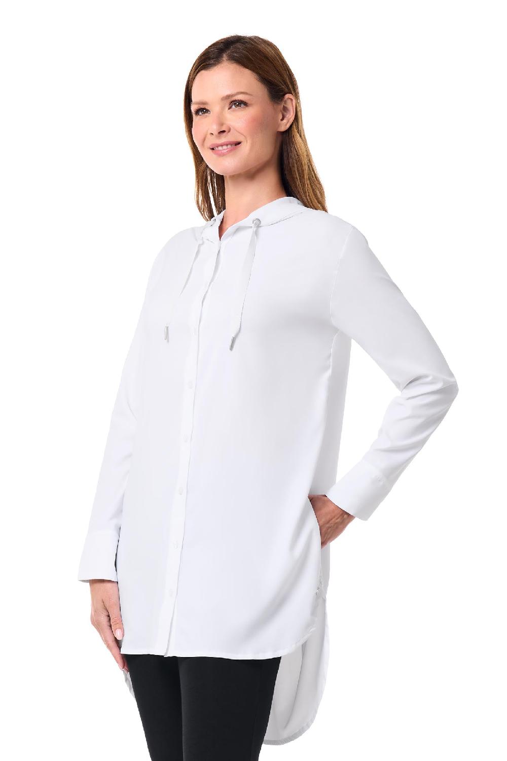 Coolibar Women's Palma Aire Beach Shirt | White