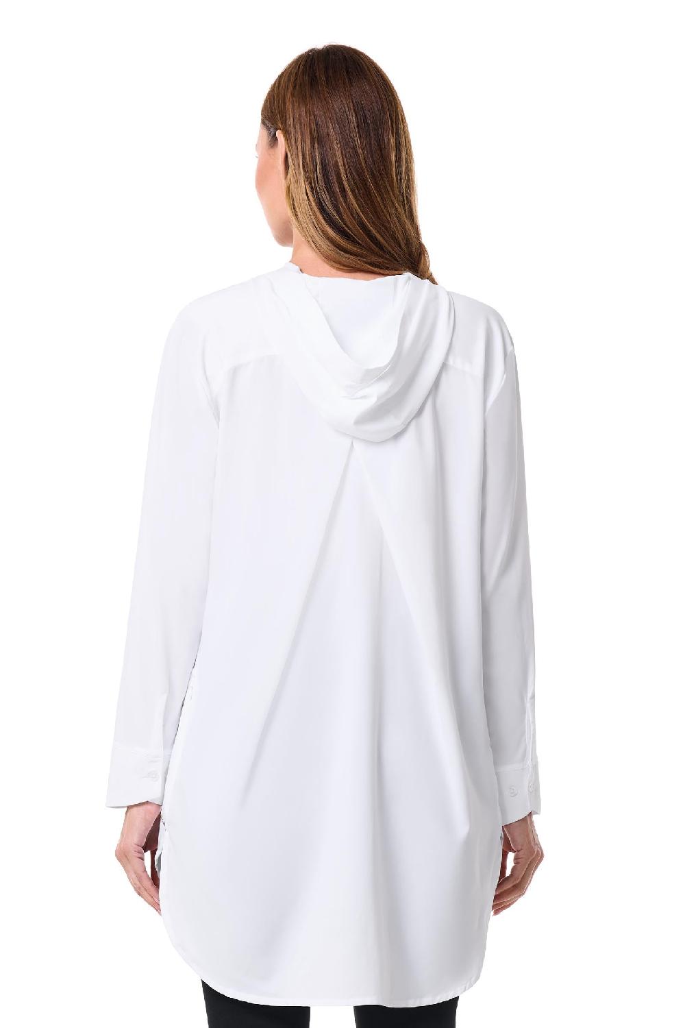 Coolibar Women's Palma Aire Beach Shirt | White