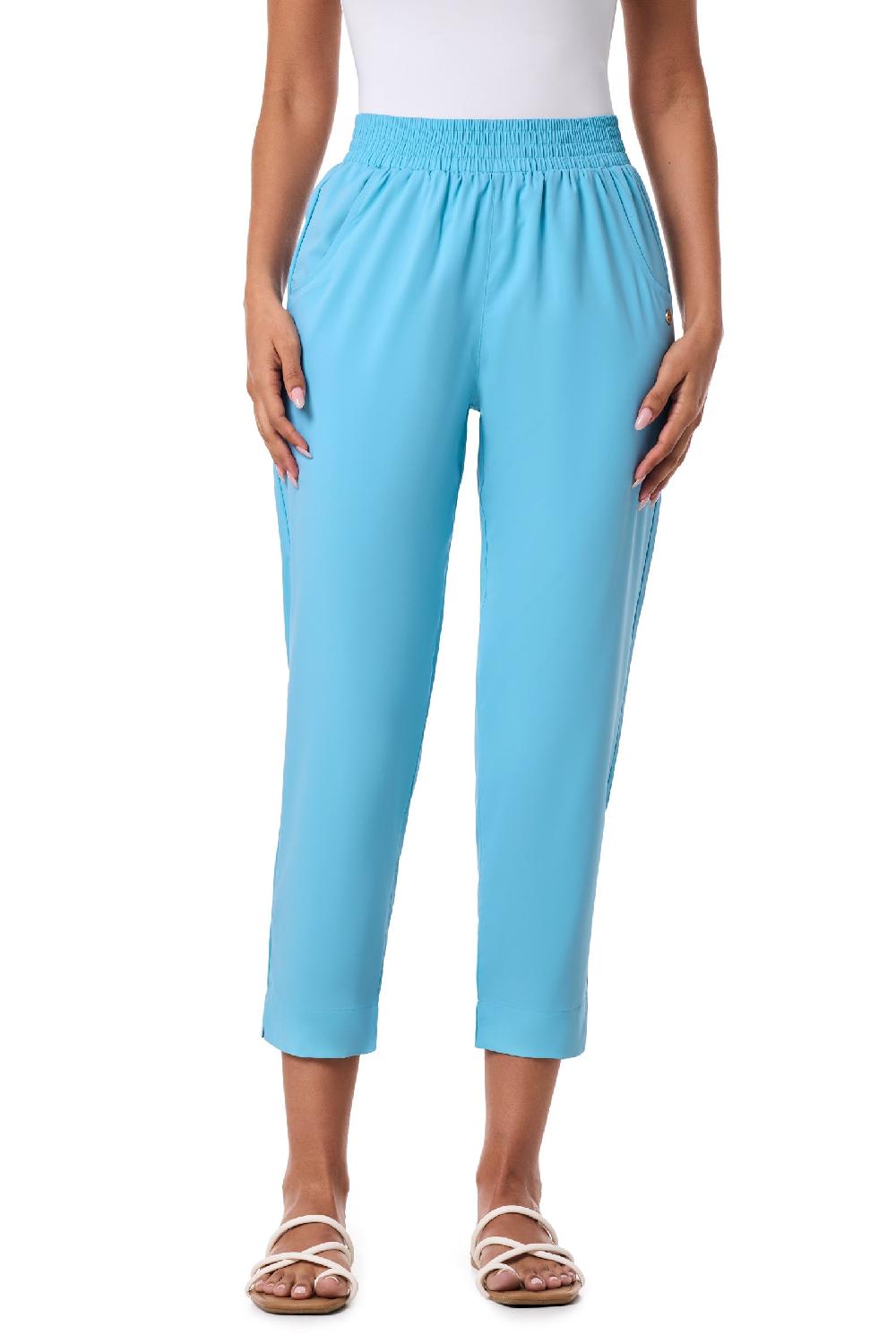 Coolibar Women's Perissa Pants | Arctic Blue