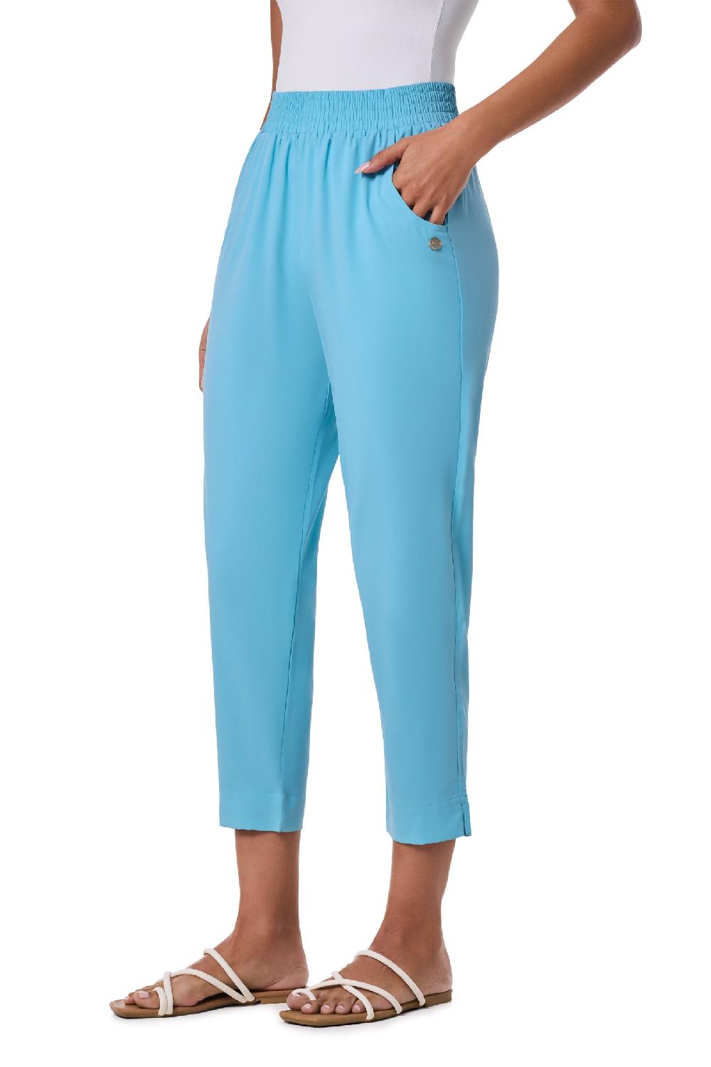 Coolibar Women's Perissa Pants | Arctic Blue