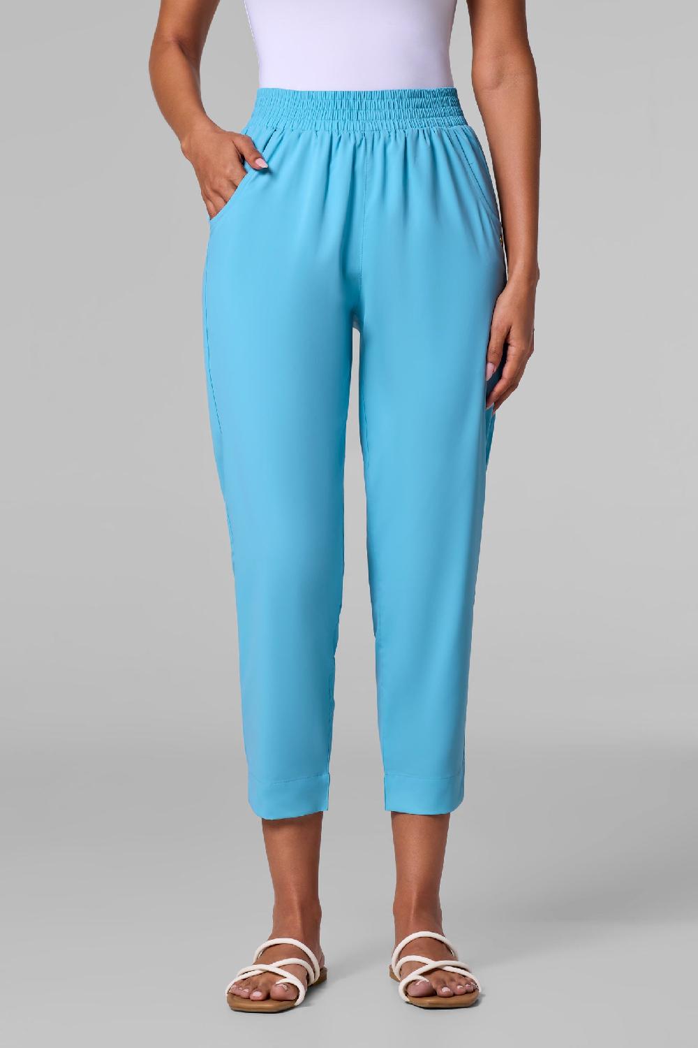 coolibar Women's Perissa Pants | Arctic Blue