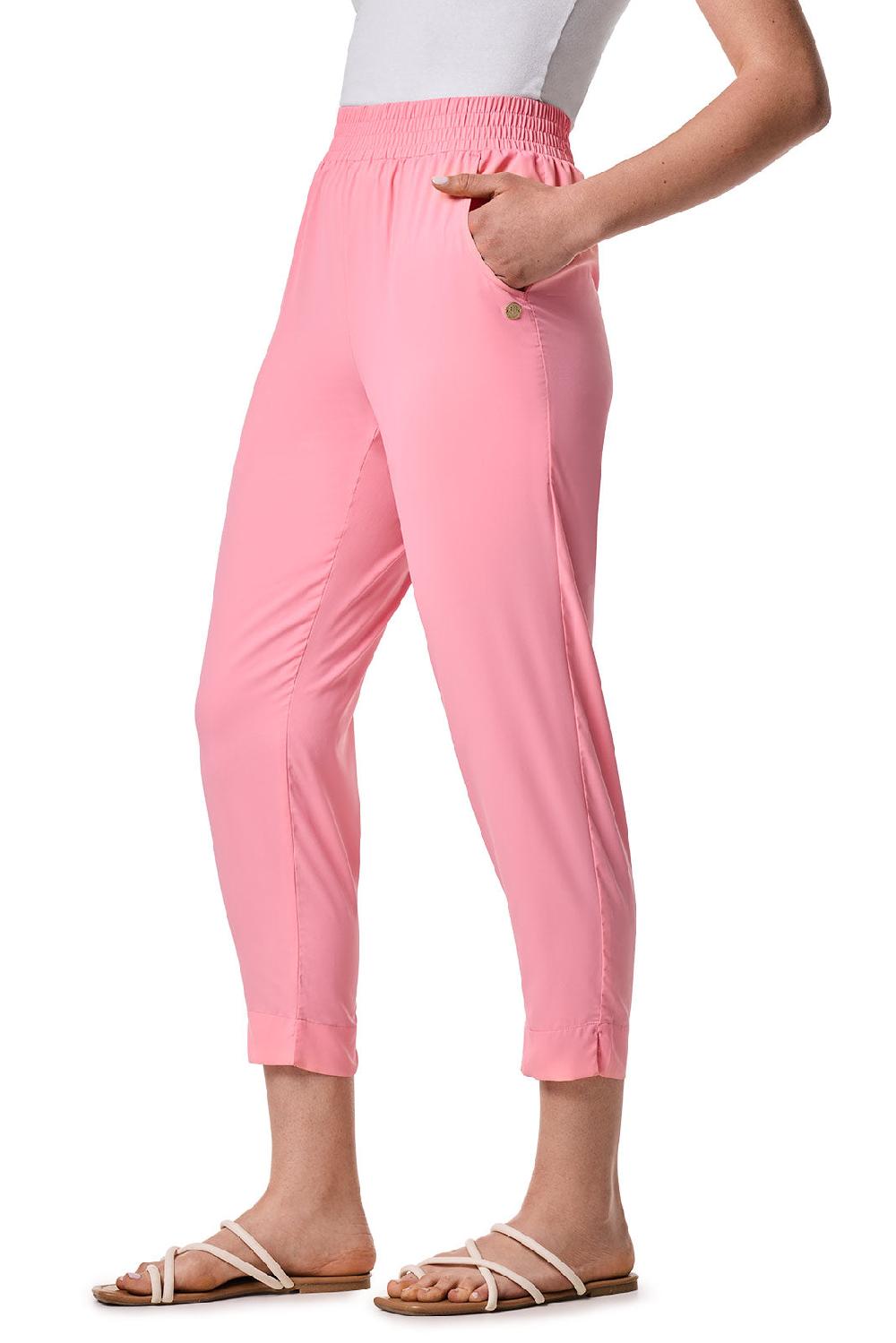Coolibar Women's Perissa Pants | Flamingo Pink