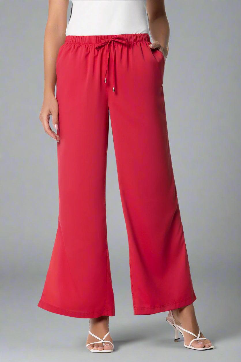 coolibar Women's Petra Wide Leg Pant | Cherry