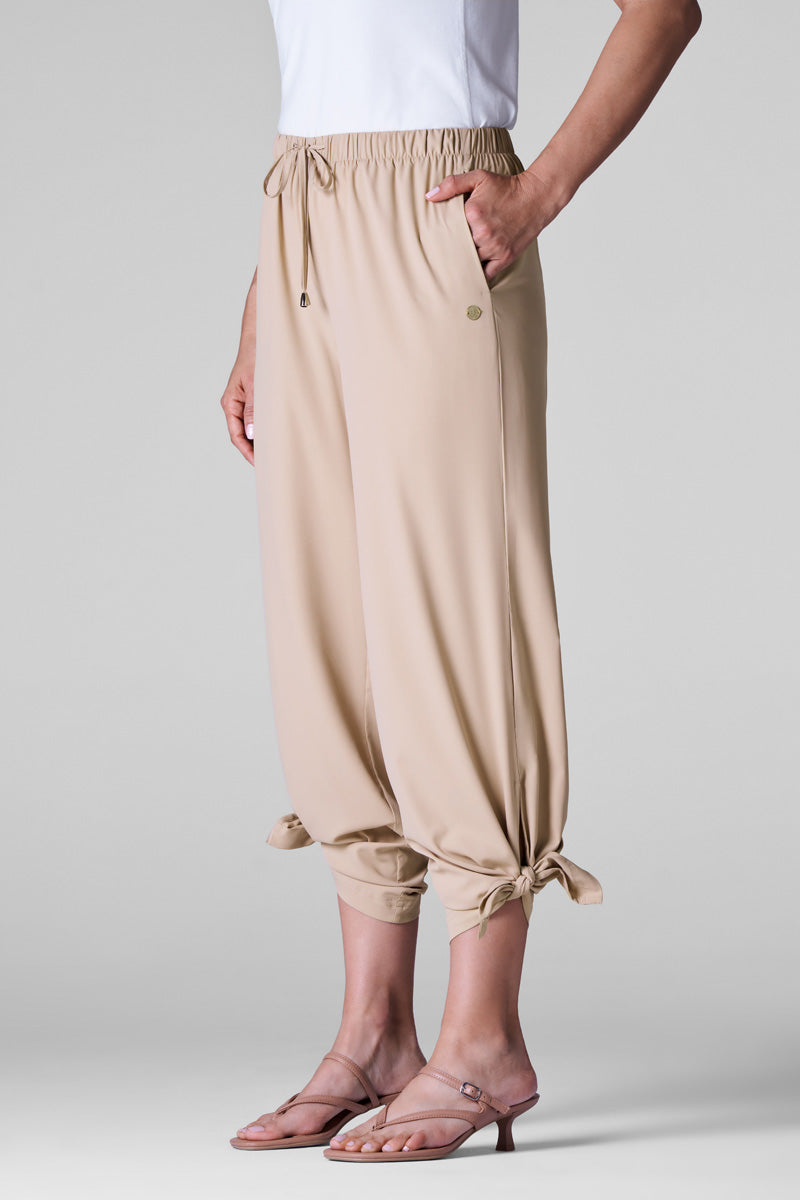 Coolibar Women's Petra Wide Leg Pants | Pale Khaki