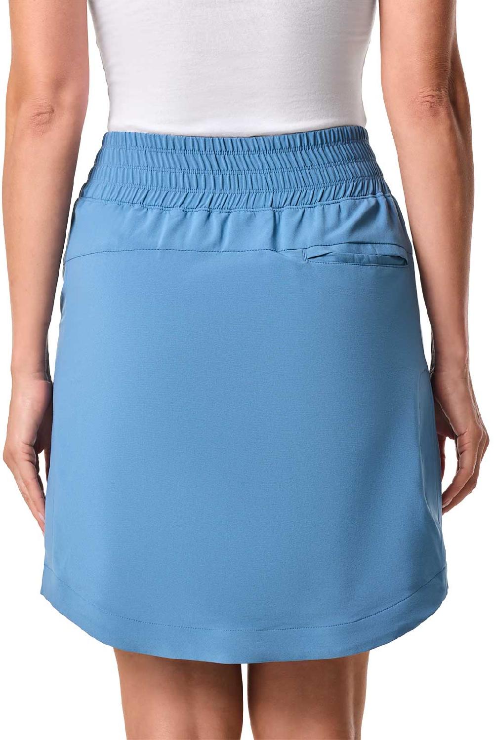 Coolibar Women's Pisa Travel Skort | Blue Dusk