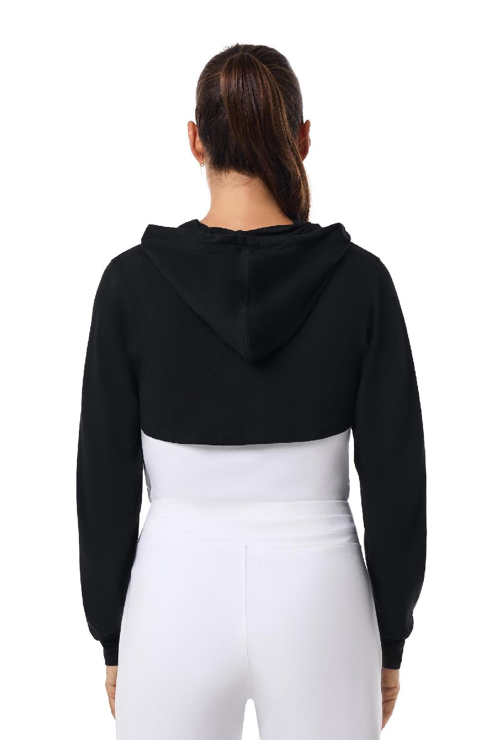 Coolibar Women's Pompano Shrug Hoodie | Black