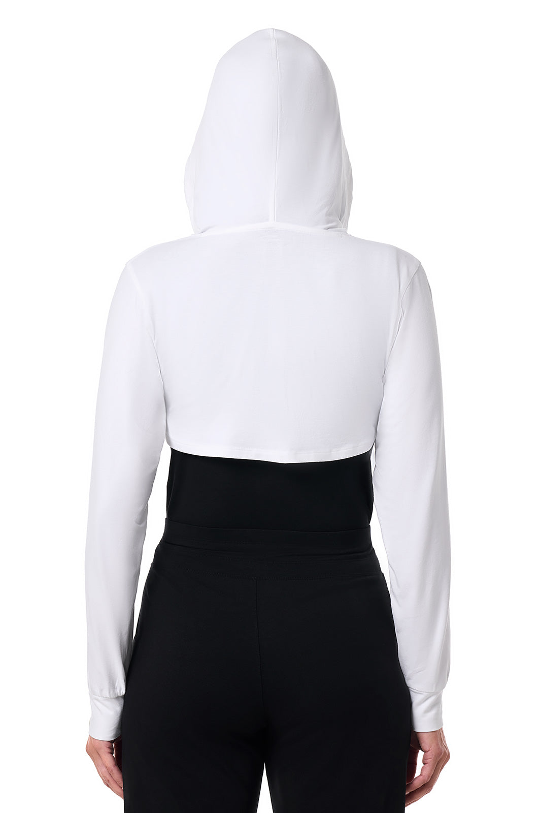 Coolibar Women's Pompano Shrug Hoodie | White