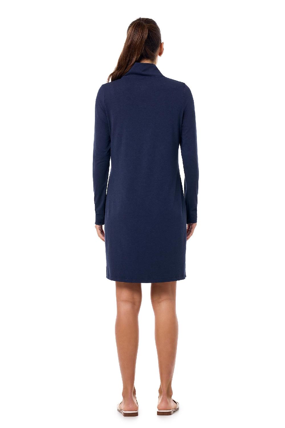 Coolibar Women's Sarasota Quarter-Zip Dress | Navy