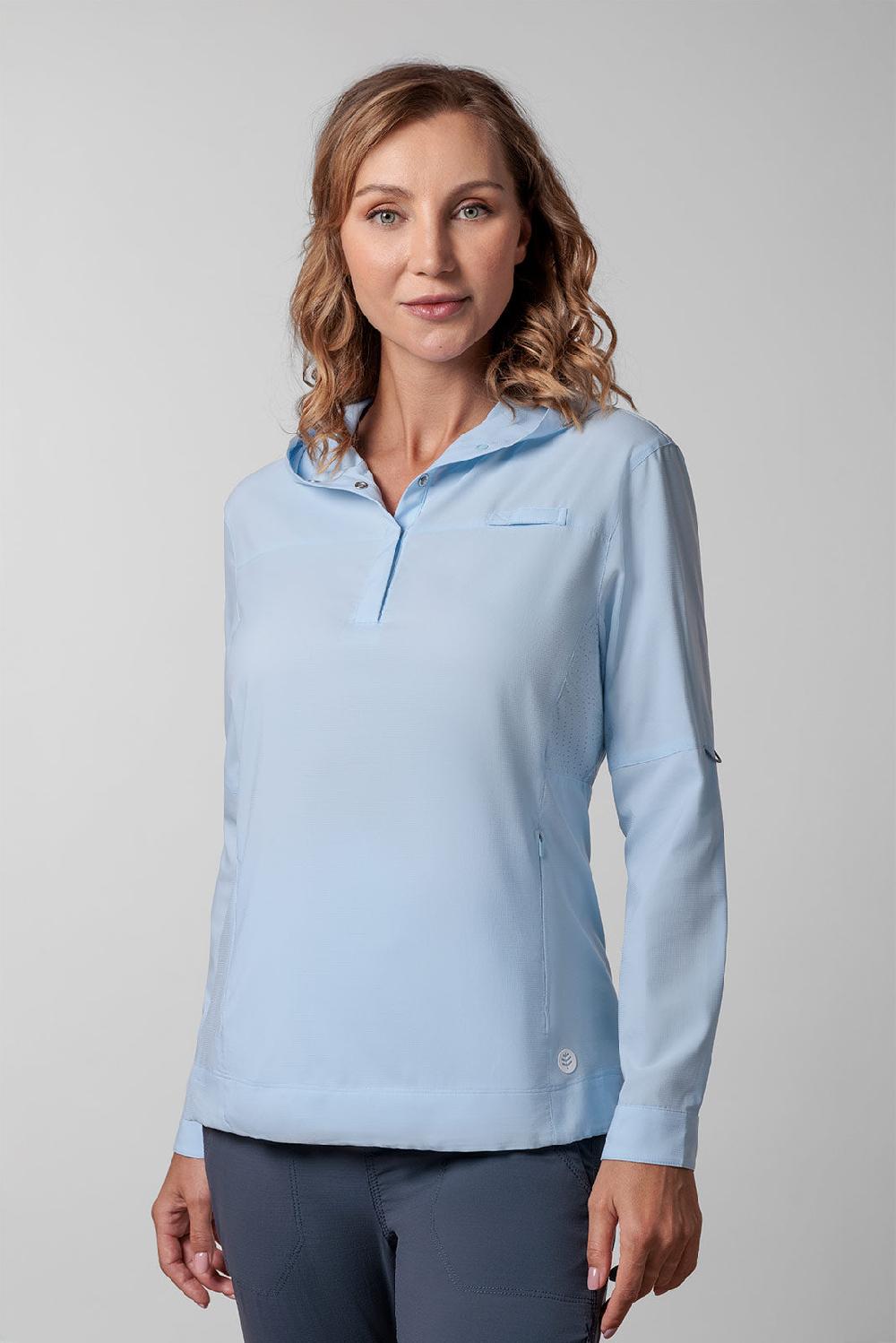 coolibar Women's Sea Spray Henley | Skyride
