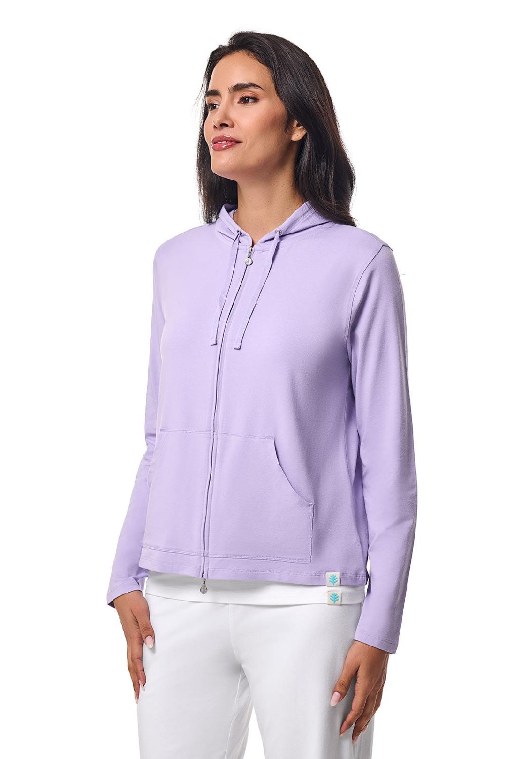 Coolibar Women's Seaside Hoodie | Lavendula