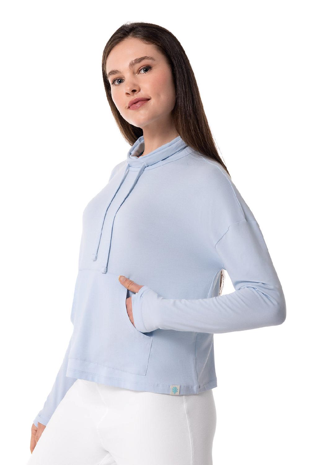Coolibar Women's Solana Mock Neck Pullover | Skyride