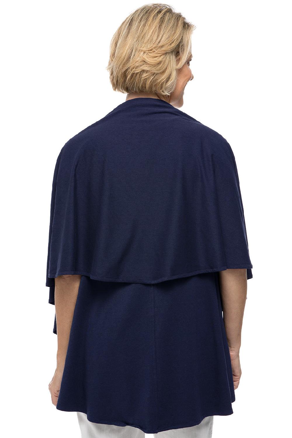 Coolibar Women's Stella Convertible Wrap | Navy