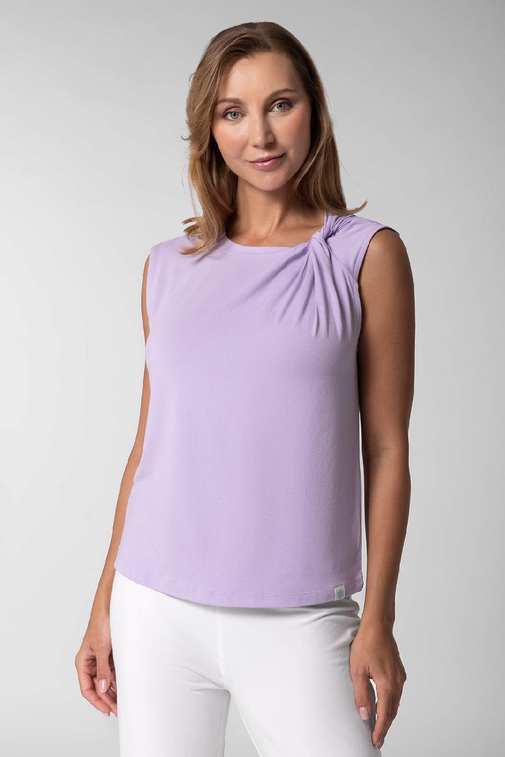 coolibar Women's Tampa Twist Tank | Lavendula