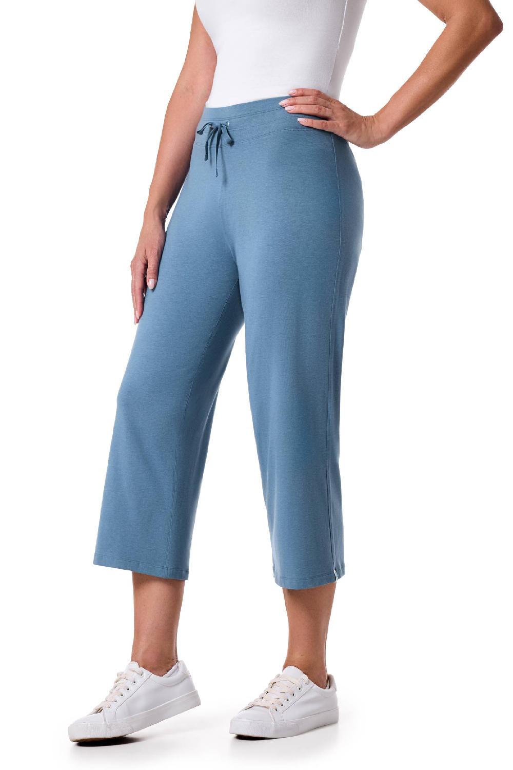 Coolibar Women's Windley Beach Capris | Blue Dusk