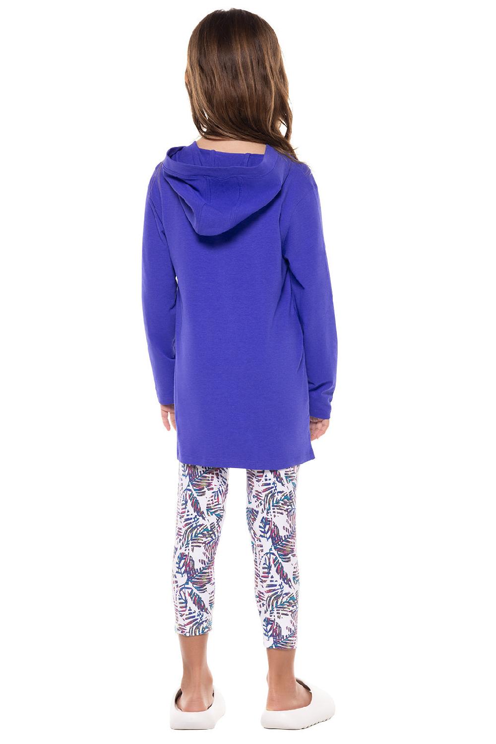 Coolibar Girl's Catalina Beach Cover-Up Dress | Baja Blue