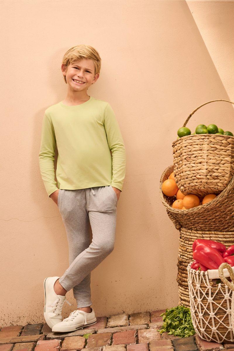 coolibar Kid's Coco Plum Everday Long Sleeve T-Shirt | Seedling