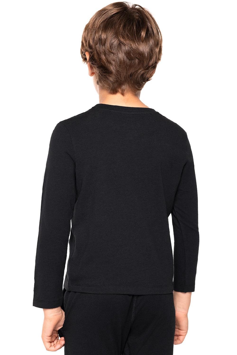 Coolibar Kid's Coco Plum Everyday Long Sleeve T-Shirt | Black