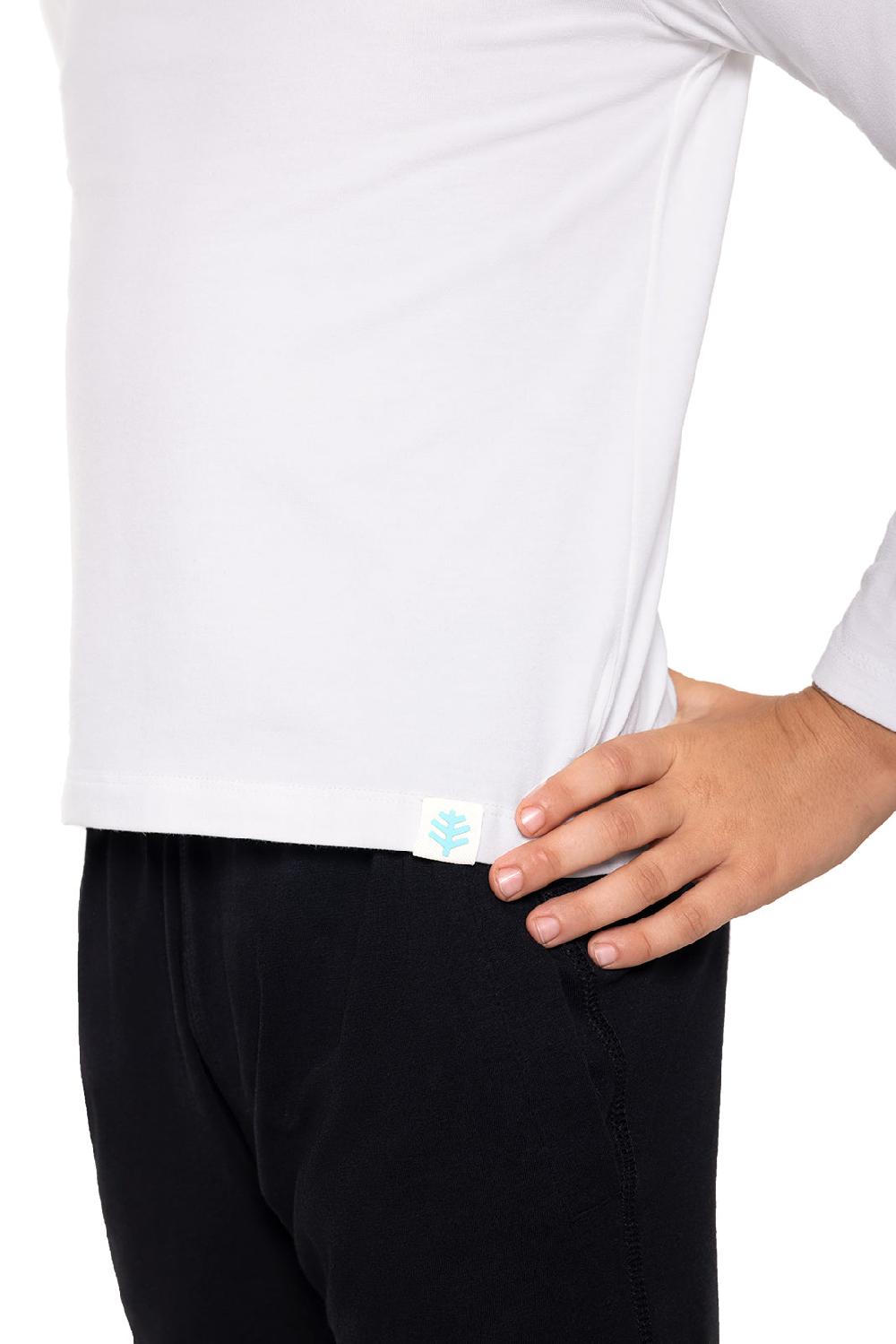 Coolibar Kid's Coco Plum Everyday Long Sleeve T-Shirt | White