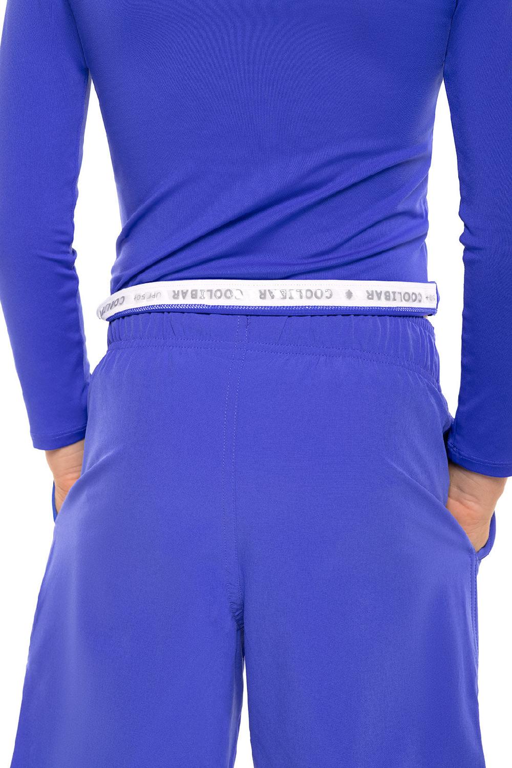 Coolibar Kid's Sandshark Long Sleeve Surf Shirt | Baja Blue