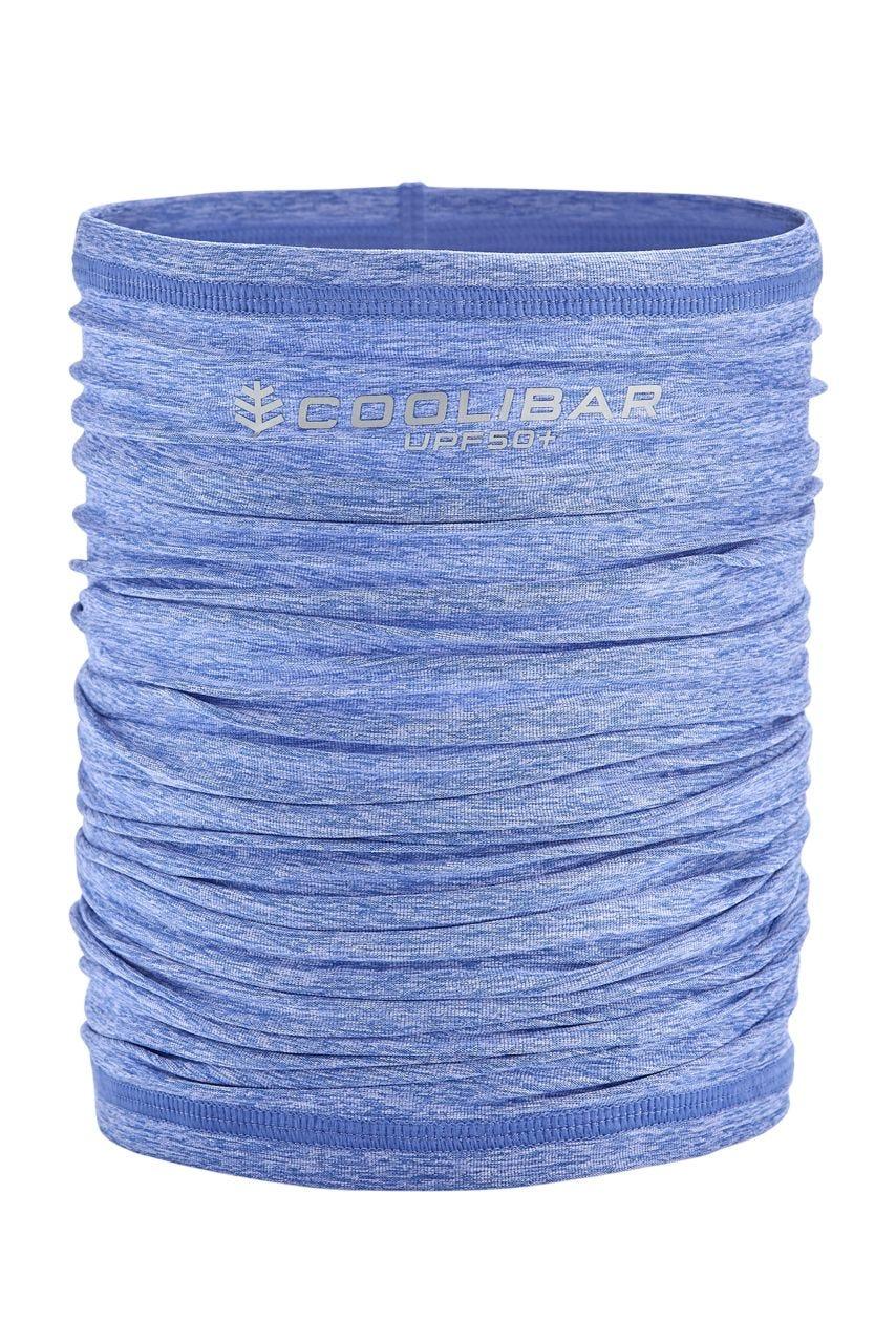 coolibar Kid's Virasana Performance Gaiter | Aura Blue Heather