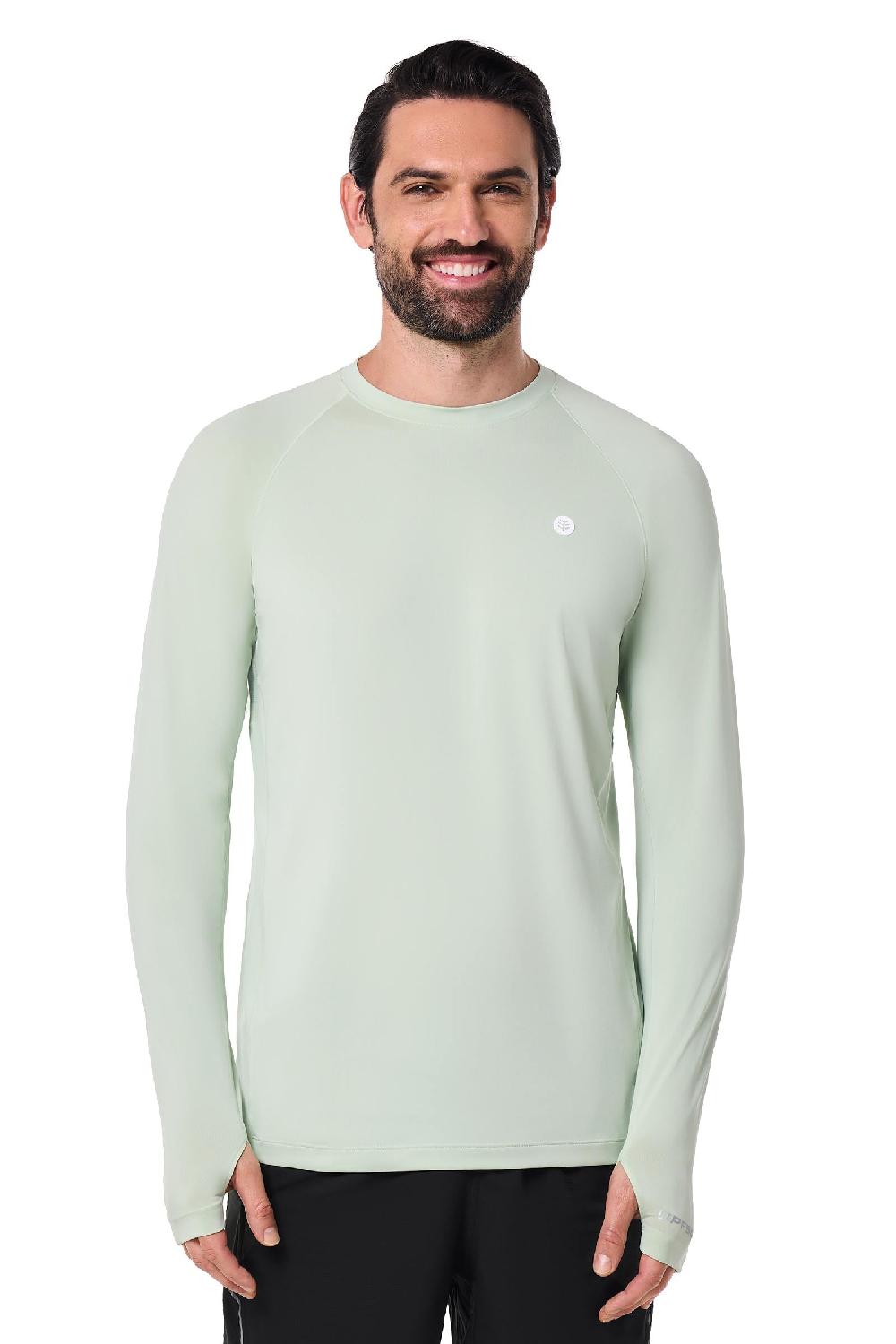 Coolibar Men's Agility Long Sleeve Performance T-Shirt | Seedling