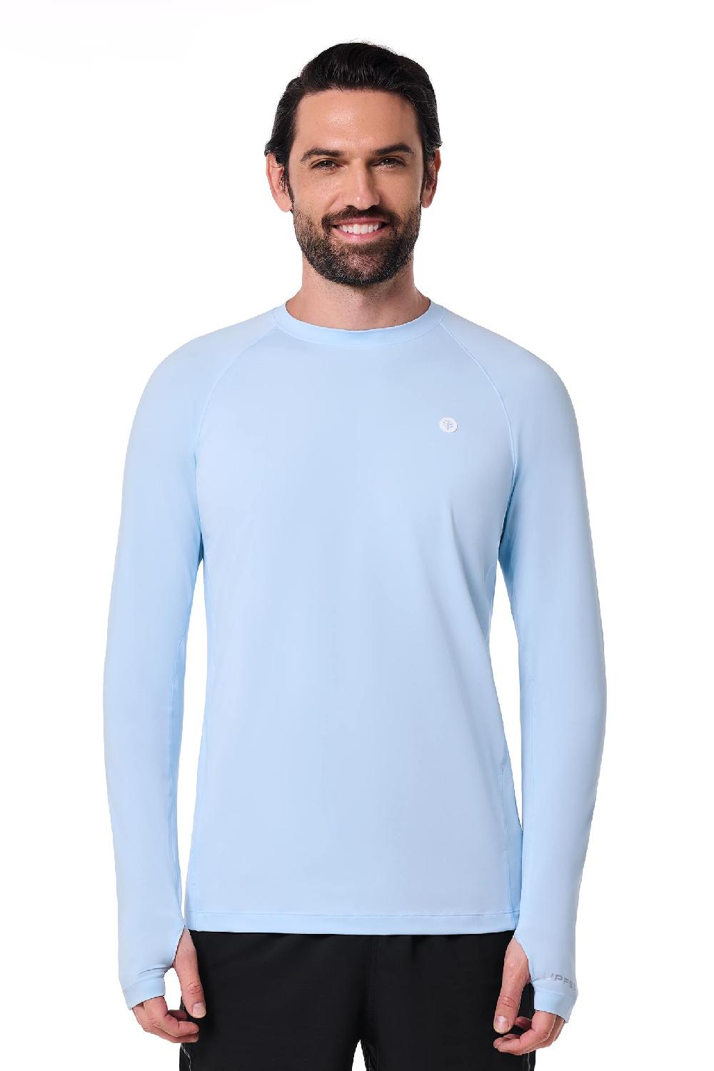 Coolibar Men's Agility Long Sleeve Performance T-Shirt | Skyride