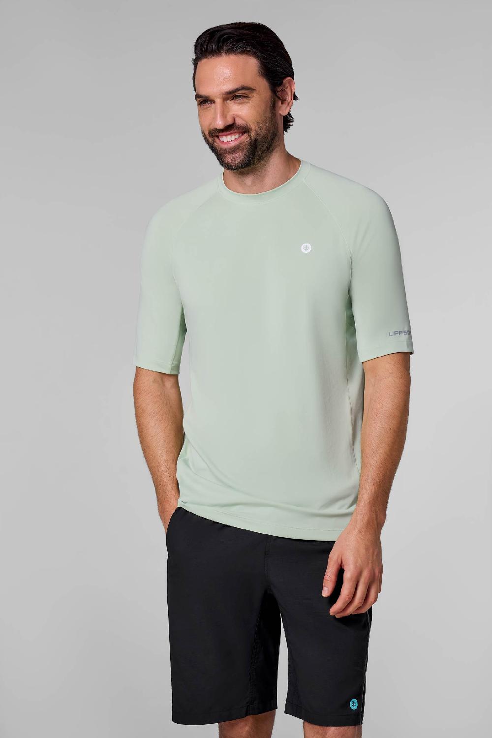 coolibar Men's Agility Short Sleeve Performance T-Shirt | Seedling