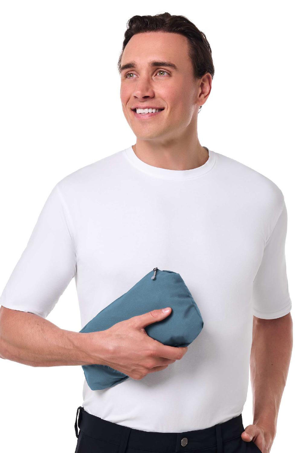 Coolibar Men's Arcadian Packable Sunblock Jacket | Blue Dusk