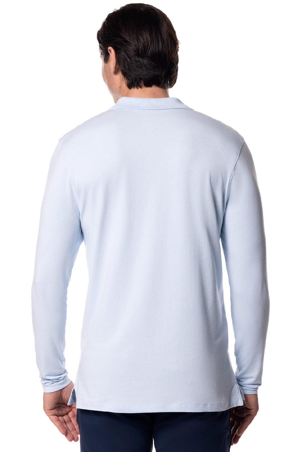 Coolibar Men's Coppitt Long Sleeve Weekend Polo | Skyride