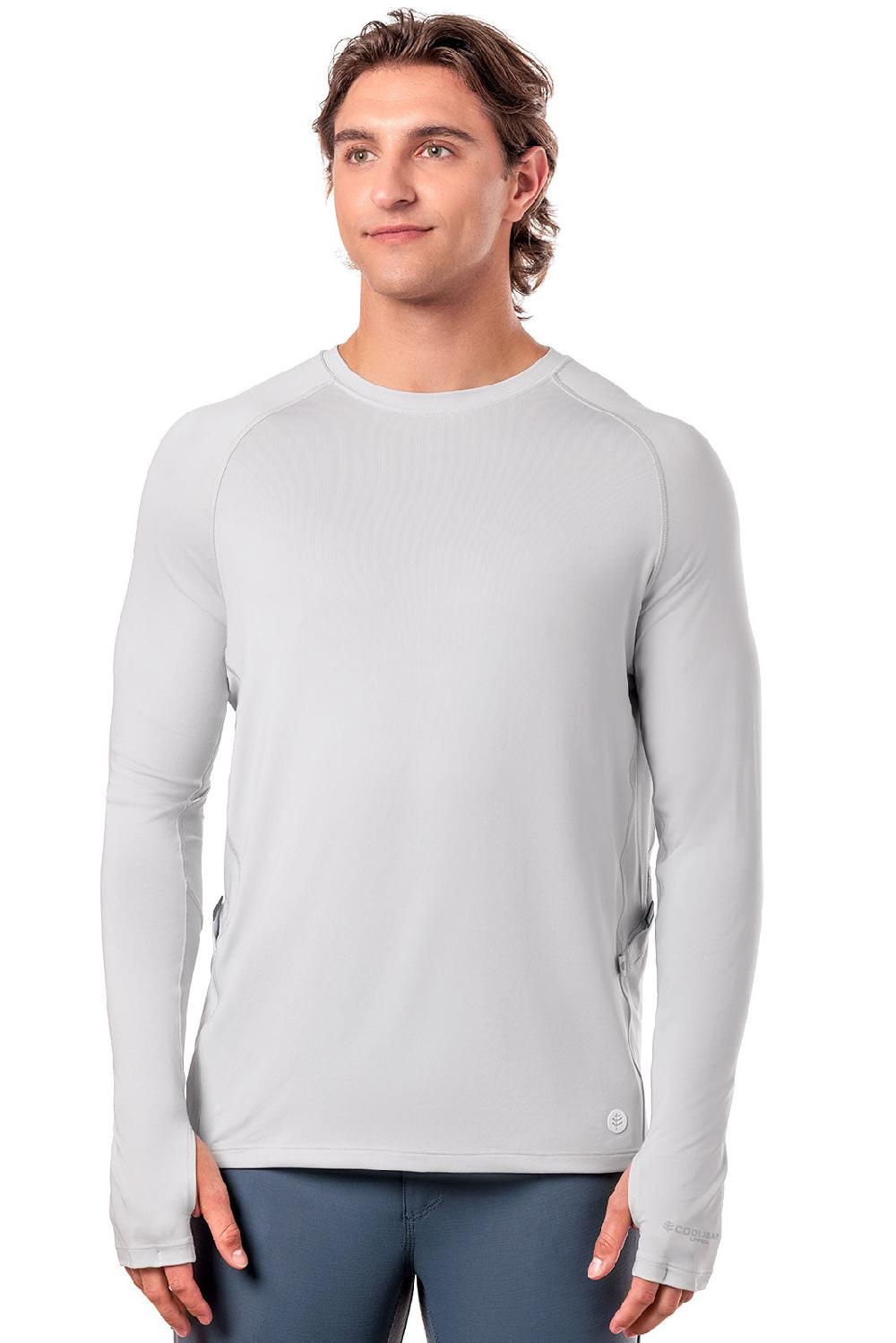 Coolibar Men's Lighthouse Point Boat Tee | Sleek Grey