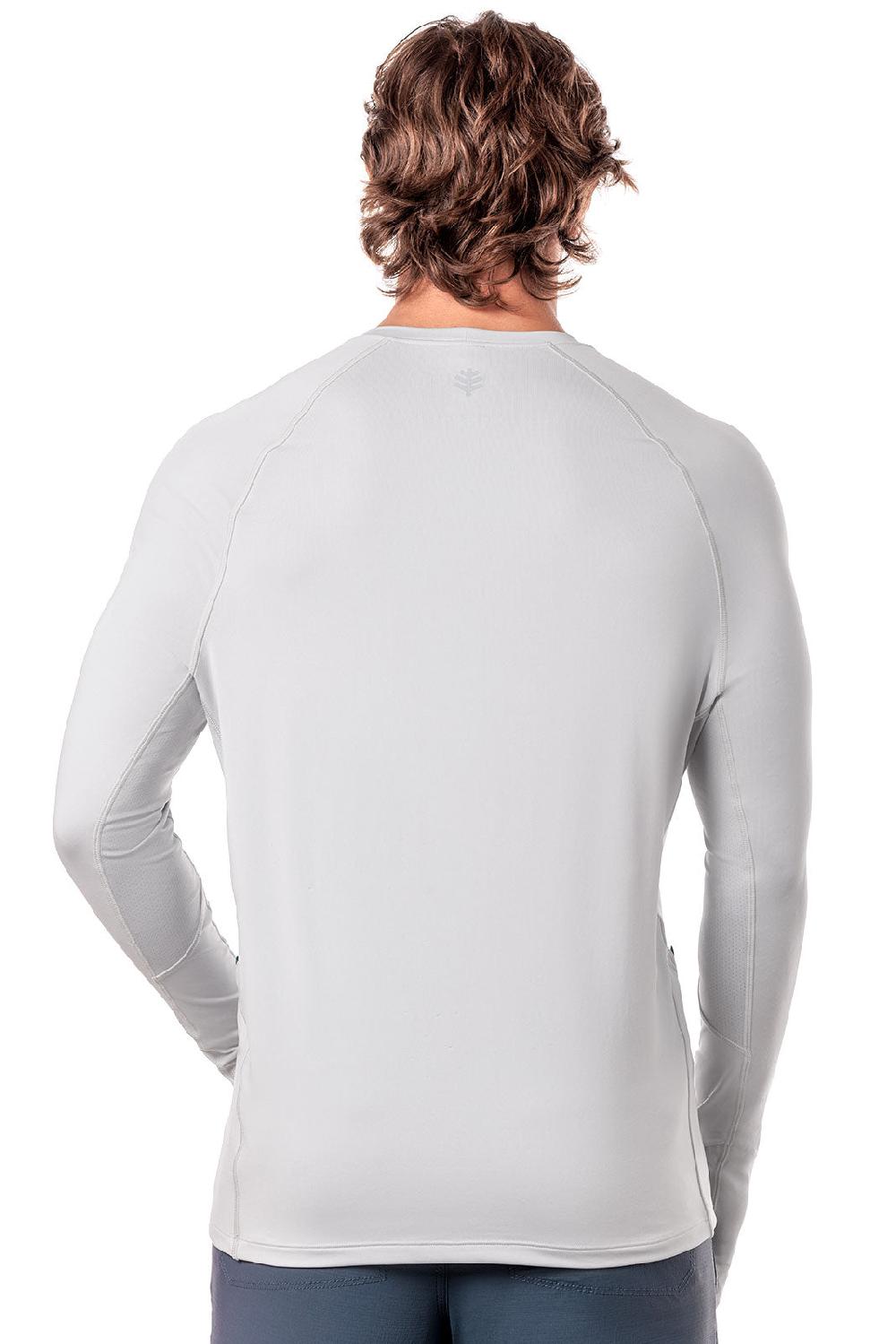 Coolibar Men's Lighthouse Point Boat Tee | Sleek Grey